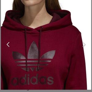 Adidas Originals Adibreak Medium Varsity Hoodie Sweatshirt Trefoil SpellOut Logo